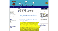 Desktop Screenshot of irobmablo.org